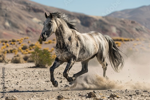 Wild Stallion  Majesty in Motion - Free Desert Gallop