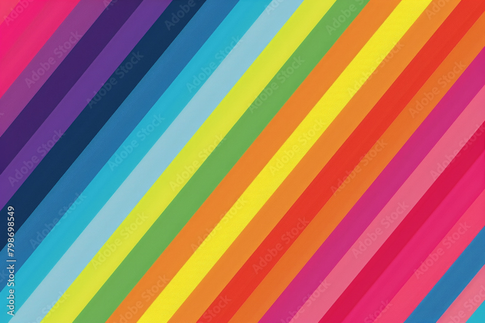 Colorful rainbow stripe pattern for background