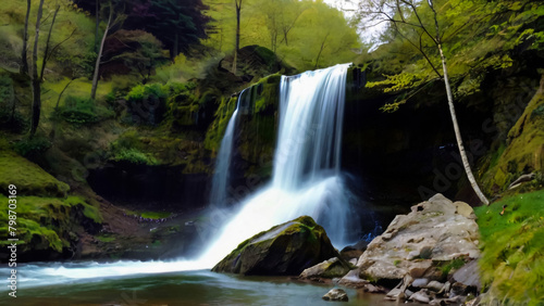 Tateshina Great Falls  Chino City  Nagano Prefecture 