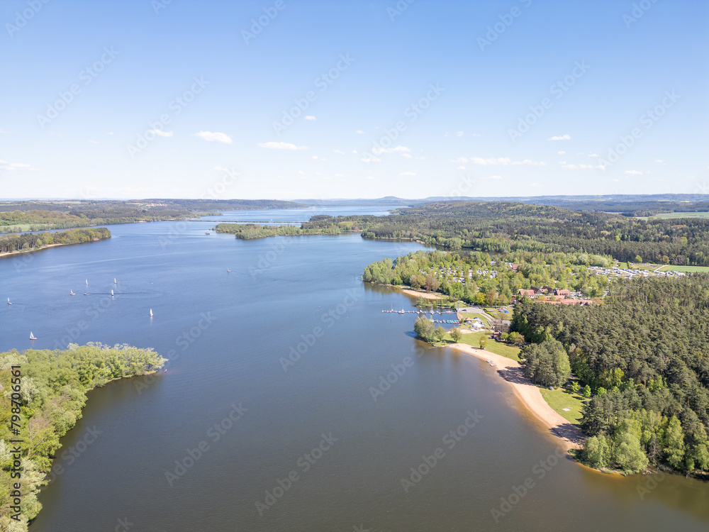 Kleiner Bombachsee bei Langlau in Mittelfranken