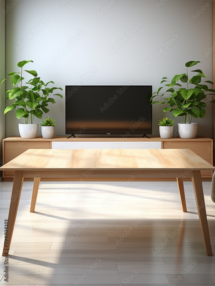 rendered photo table UHD wallpaper