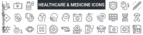 HEALTHCARE & MEDICINE icons 2