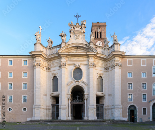 The Basilica of the Holy Cross in Jerusalem. Rome, Italy © dimamoroz