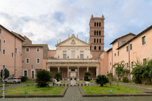 Basilica of Santa Cecilia in Trastevere. Rome