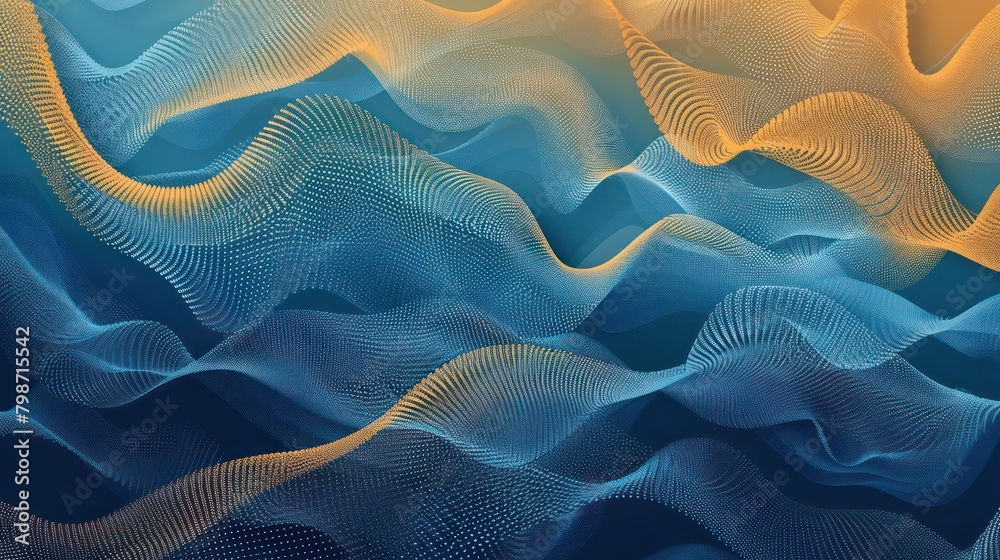 Particle wave abstract background modern Particle wave abstract background modern
