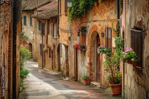 Old Italy. Charming Architecture and Historic Streets in Italian Town