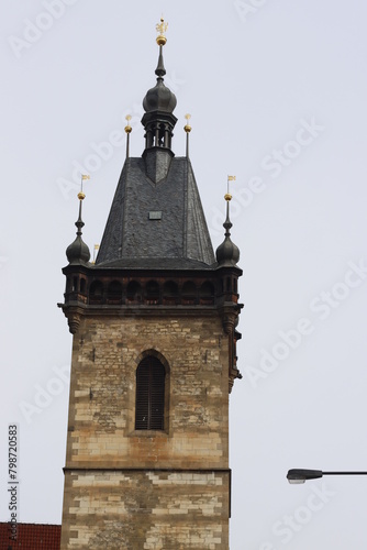 Architectonic heritage in the downtown of Prague, Czech Republic