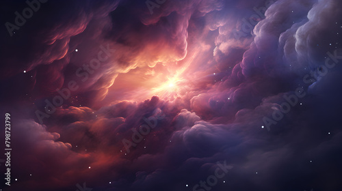 Fictional Space - Cloud Bloom Nebula
