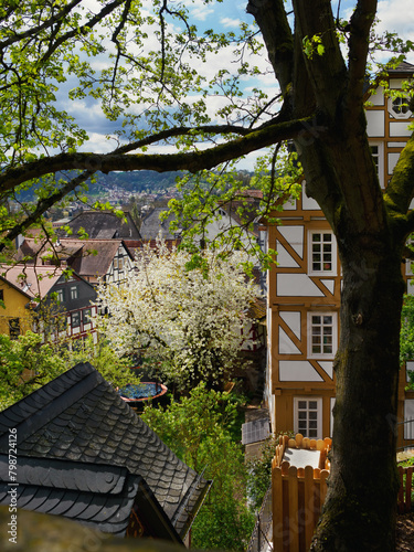 In der Oberstadt Marburgs, alte enge Gassen © Winfried
