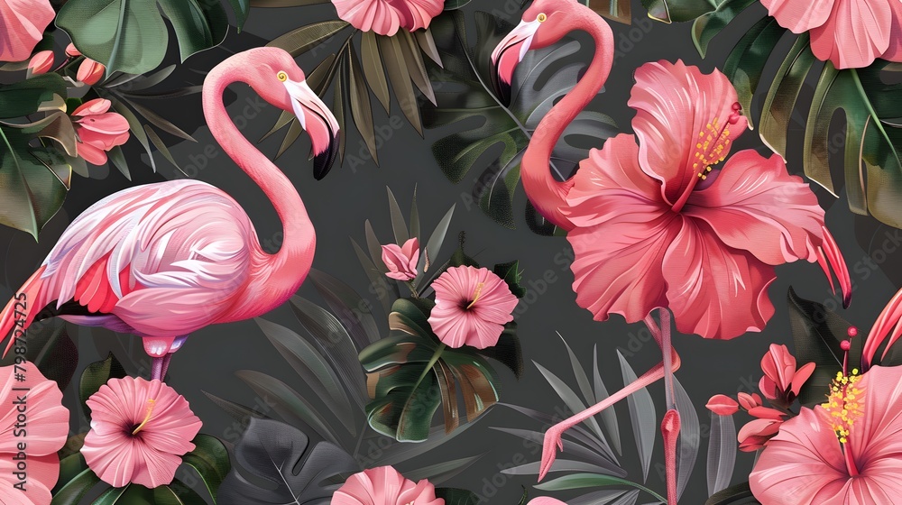Flamingo illustration Flamingo illustration