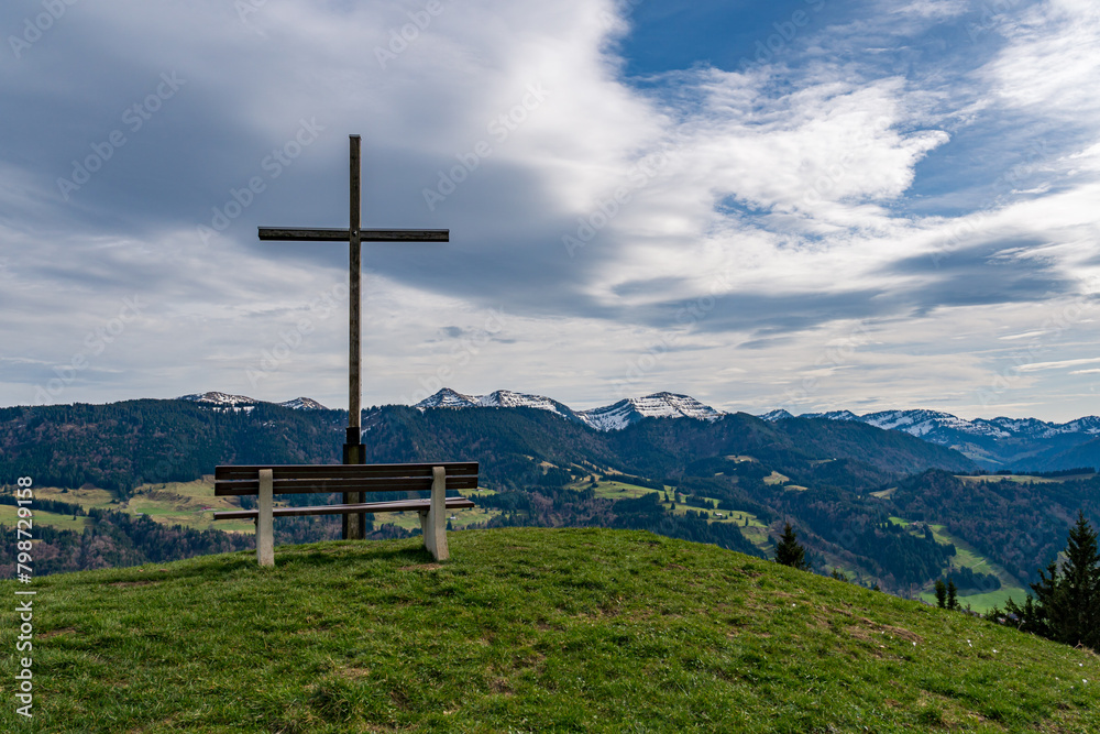 Spring hike on the Thaler and Salmaser Höhe in Immenstadt with a view of the Alpsee Spring hike on the Thaler and Salmaser Höhe in Immenstadt with a view of the Alpsee