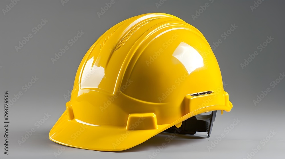 Fototapeta premium yellow safety helmet