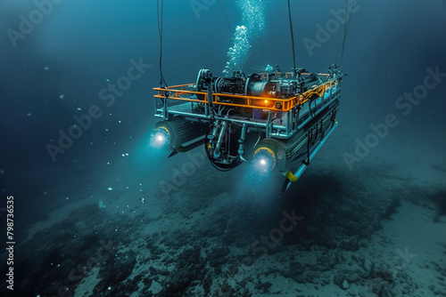 Cutting-edge sonar for mapping systems pierce the ocean's depths. Submersibles, remotely operated vehicles, ROVs, rovers, diving/scuba vehicle.