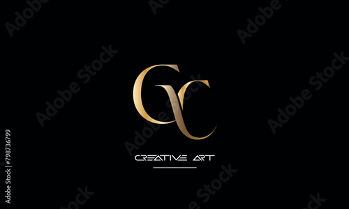 GC, CG, G, C abstract letters logo monogram