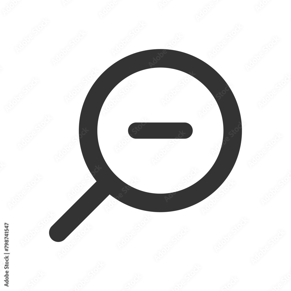 Zoom out glyph vector icon isolated on white background. Zoom out glyph vector icon for web, mobile and ui design Zoom out glyph vector icon isolated on white background. Zoom out glyph vector icon for web, mobile and ui design