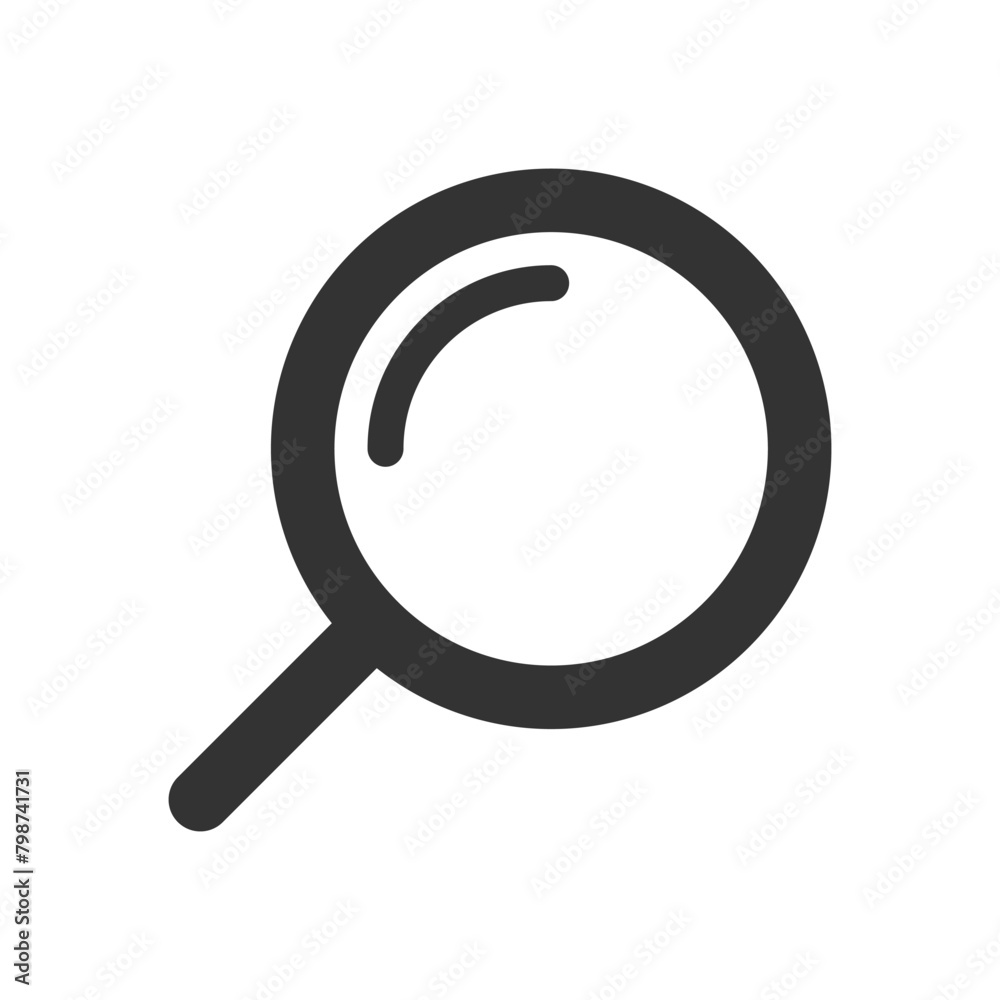 Search glyph vector icon isolated on white background. Search glyph vector icon for web, mobile and ui design Search glyph vector icon isolated on white background. Search glyph vector icon for web, mobile and ui design