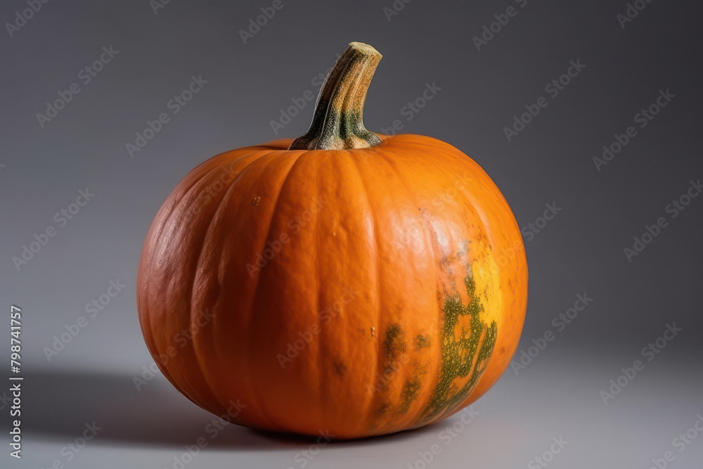 Single Large fresh Orange Pumpkin Single Large fresh Orange Pumpkin