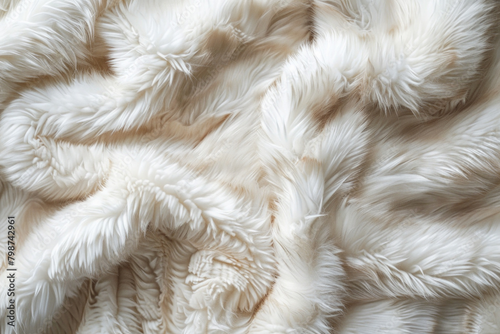 Textured surface of faux fur fabric, showcasing its soft and fluffy appearance. Faux fur textures offer a luxurious and tactile backdrop, perfect for conveying coziness and comfort Textured surface of faux fur fabric, showcasing its soft and fluffy appearance. Faux fur textures offer a luxurious and tactile backdrop, perfect for conveying coziness and comfort