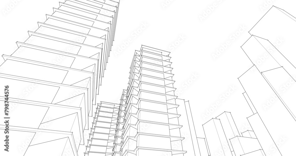 abstract architecture 3d illustration background
abstract architecture 3d illustration background