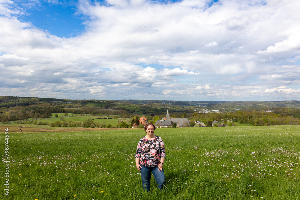 person in the field