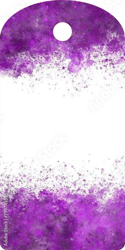 Decorated label - base - modern style vector graphics - purple glitter  - ideal as a package sealer, gift tag, jam, liquor, card, vases, bottles, for cricut, sublimation, cutting plotter