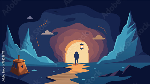Remember that time we got lost in the cave for hours I was convinced wed never find our way out.. Vector illustration