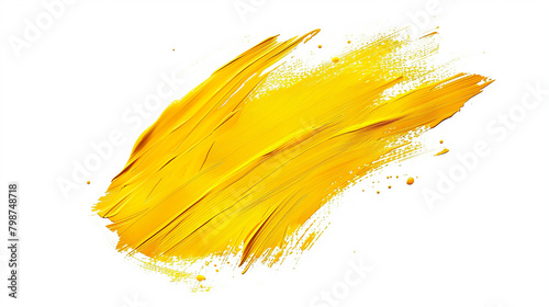 yellow paint splashes