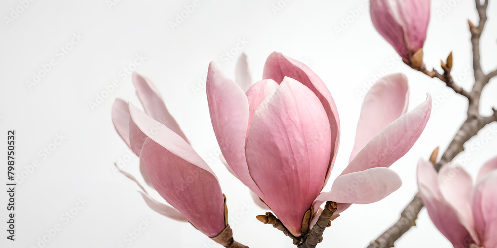 Obraz premium pink magnolia blossom