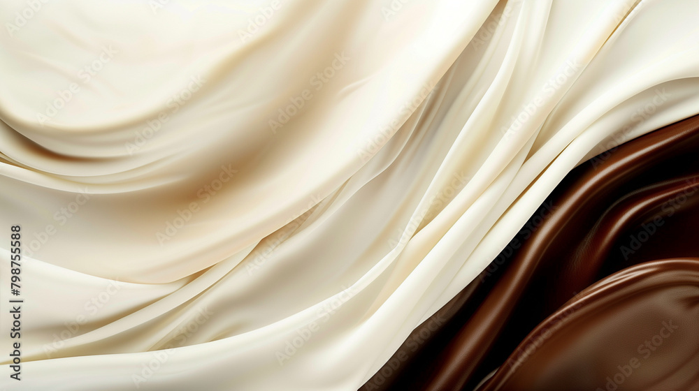 Chocolate brown and cream, abstract background, styled for earthy contrast and a comforting ambiance Chocolate brown and cream, abstract background, styled for earthy contrast and a comforting ambiance
