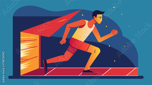In preparation for a big race a runner spends time in the sauna using the infrared heat to loosen up tight muscles and improve circulation before.