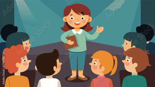 The audience hangs onto every word the child says captivated by their innocence and sincerity.