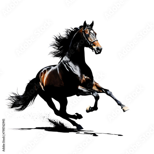horse running icon.