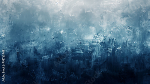 Midnight blue and stormy grey, abstract background, styled for subtle contrast and a contemplative ambiance © Olga