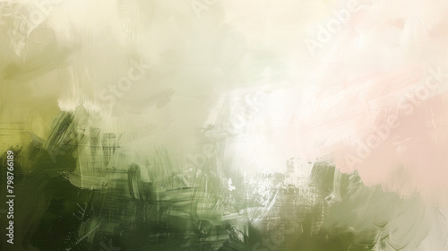 Olive green and blush pink  abstract background  styled for subtle contrast and a soft ambiance