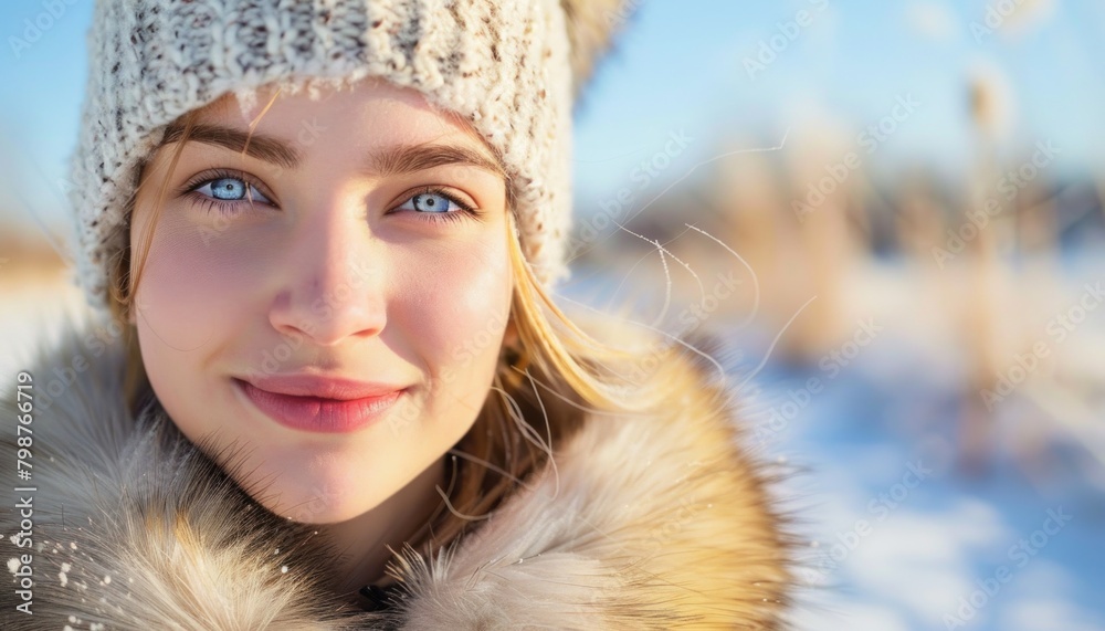 Siberian beauty in winter wonderland Siberian beauty in winter wonderland