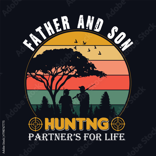 hunting t shirt design 