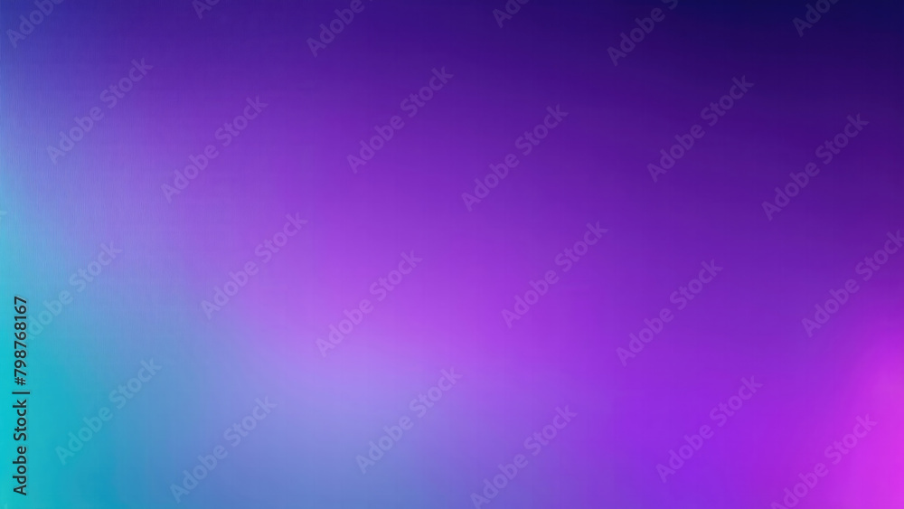 Cyan and purple grain texture magenta glowing light blurred colors Retro grainy gradient banner background