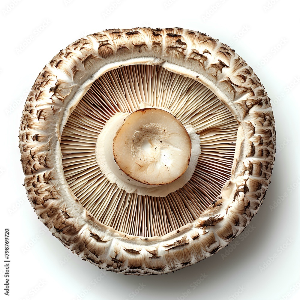 Champignon edulis mushroom isolated on white background with shadow
Champignon edulis mushroom isolated on white background with shadow