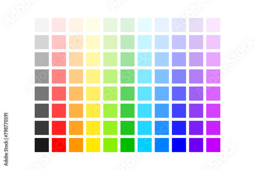 colour palette vector design