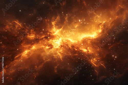 Revealing the Luminous Beauty of a Distant Star-Forming Realm on transparent background. photo