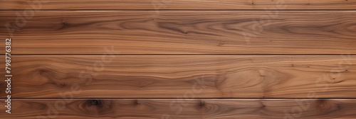 Uninterrupted Grain of Super Long Walnut Wood Planks