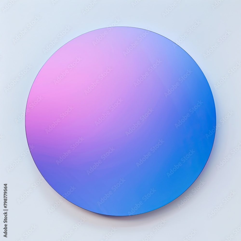 colorful gradient circle on white background
