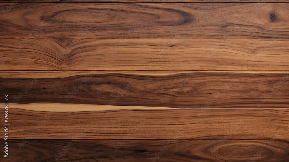 Uninterrupted Grain of Super Long Walnut Wood Planks Uninterrupted Grain of Super Long Walnut Wood Planks