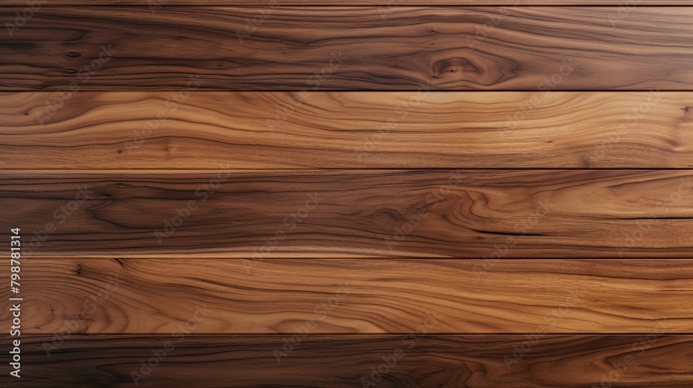 Uninterrupted Grain of Super Long Walnut Wood Planks Uninterrupted Grain of Super Long Walnut Wood Planks