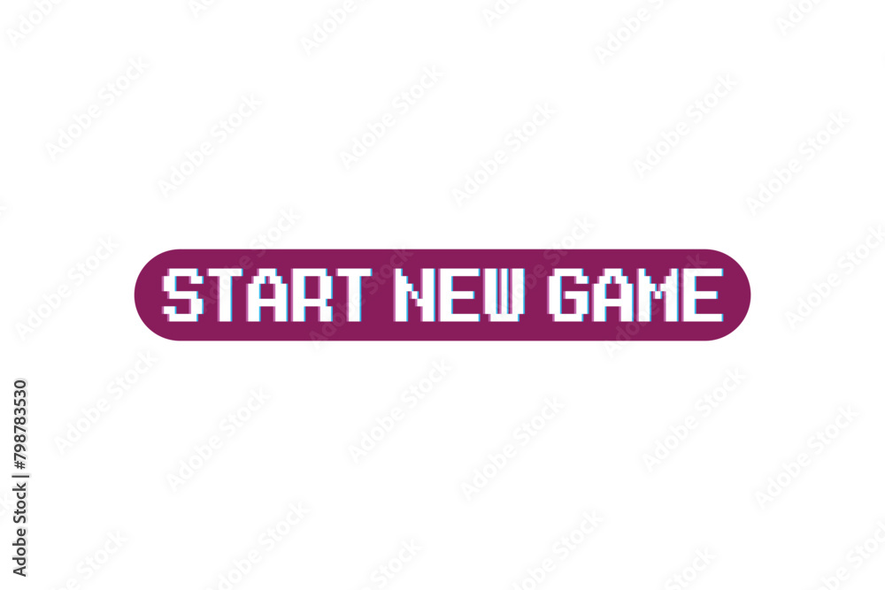 Pixel art 8-bit with text Pixel art 8-bit with text
