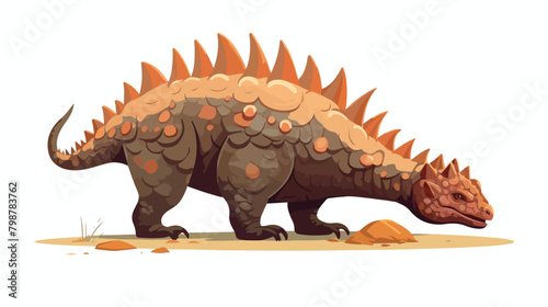 Ankylosaurus prehistoric ancient dino. Extinct big © iclute3
