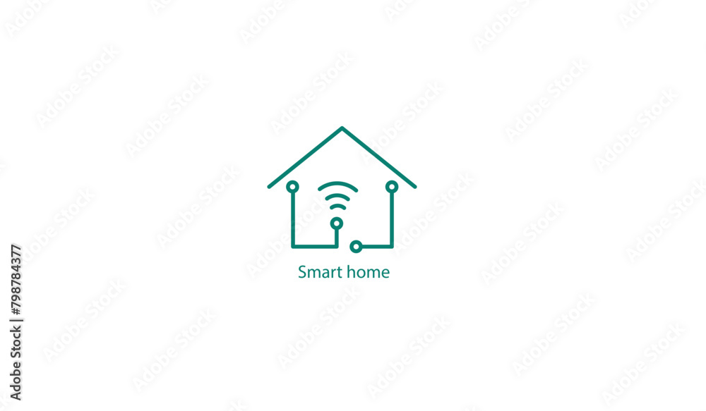 Smart Home Technology Vector Icon Smart Home Technology Vector Icon