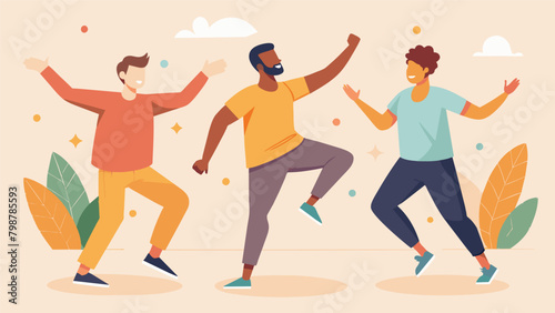 In a refreshing and supportive environment men move their bodies freely and expressively finding joy and release through dance at a mens workshop.