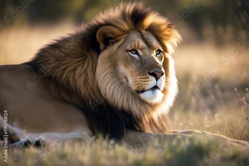  panthera leo lion african male big carnivore portrait predator wildlife africa animal cat dangerous ecology eye face felino ferocious fur hair hunter intense magnificent majestic mammal mane natural 