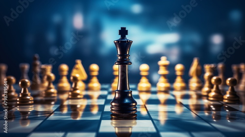 Strategic brilliance unfolds as a person engages in a game of chess, symbolizing business strategy. Every move tells a tale of calculated decisions on the dynamic chessboard of corporate planning